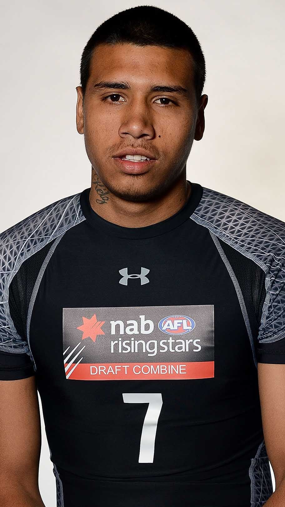 AFL 2012 Media - State Draft Combine Headshots South Fremantle's Tim Kelly has been trying to be drafted for the last six years - AFL,Draft Combine,Draft